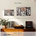 thumbnail image 3 of Elephant Stock Open Curtains Wall Art - Horizontal Multi Panel Canvas - Living Room Wall Decor - People Multi Panel - Gray And Brown Decor - 23" x 14", 3 of 4
