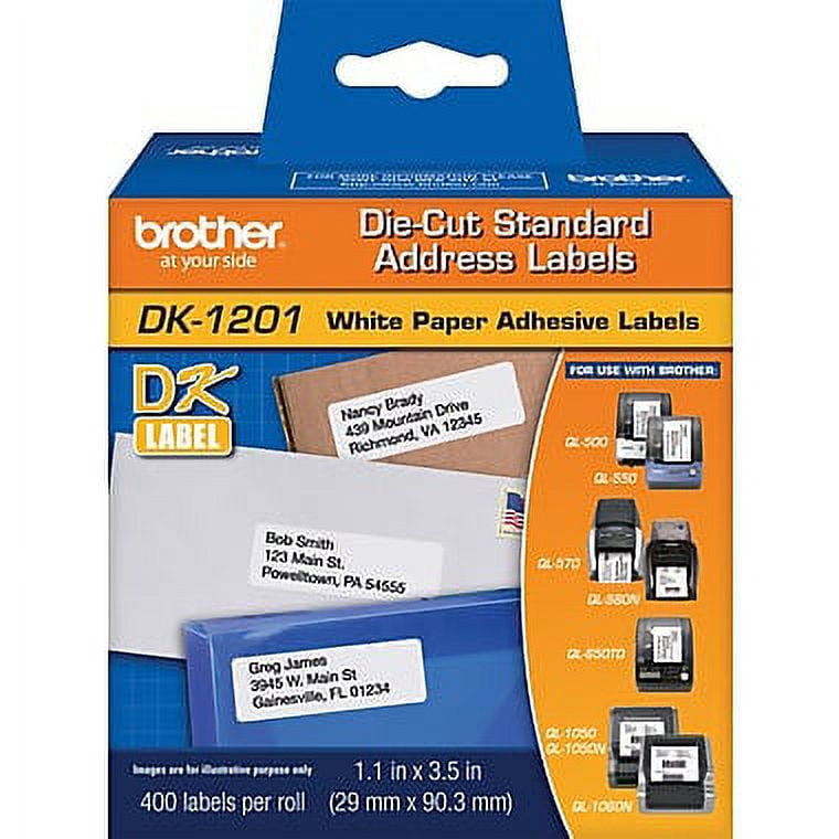 Brother QL-820NWB Label Printer and 2-pack DK1201 Address Labels, BND00288