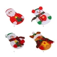 thumbnail image 4 of serony Cutlery Holder Fork Bag Holiday Supplies DIY Prop Multipurpose Tableware Decorations Red Santa Storage Container Christmas Decor Heart, 4 of 7
