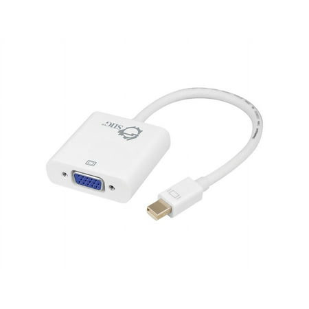 UPC: 0662774020303 | SIIG CB-DP0R11-S1 Mini DisplayPort to VGA Adapter Converter