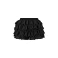 thumbnail image 2 of Bloomers BJHaz, encaje Y2K para mujer, varias capas, negro, talla XL, 2 of 7