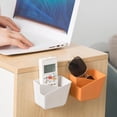thumbnail image 4 of Lishi Wall-mounted Remote Control Storage Box and Phone Holder (5pcs, Dark Blue), 4 of 5
