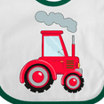 thumbnail image 4 of Inktastic Fun Red Tractor Boys or Girls Baby Bib, 4 of 4