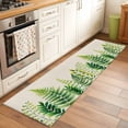 thumbnail image 3 of Spring Leaves Area Rugs Collection 2'x6', Pastoral Garden Botanical Rustic Burlap Non Slip Indoor Rectangle Throw Runner Rug Floor Mat Carpet for Living Room Dining Table Bedroom Nursery, 3 of 9