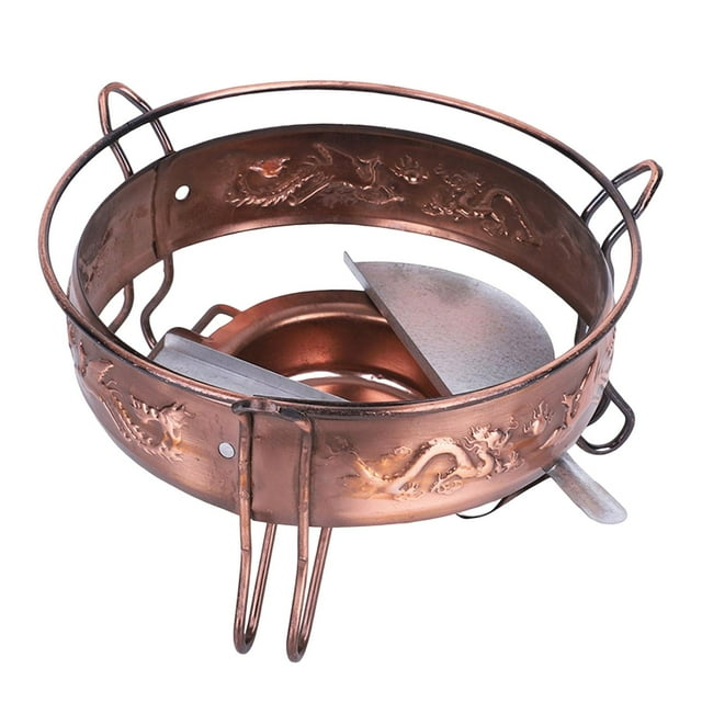 Soporte para ollas de alcohol, estufas para ollas, fácil de instalar, para mochileros y acampadas Bronce