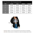 thumbnail image 3 of Hoodies for Women Halloween Skeleton Print Hoodies Jackets Zip Up Casual Cardigan Hoodies Alsol Lamesa, 3 of 3