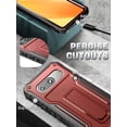 thumbnail image 7 of ExoGuard For  Google Pixel 8 Case, Rubber Shockproof Full-Body Phone Case with Kickstand (Red), 7 of 7