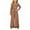03# Coffee, variant on UKHCCC Girls 2 Piece Outfit, Striped Long Sleeve Crop Top and Wide Leg Pants Set with Drawstring Waist, Fall Winter Clothes Ages 7-15