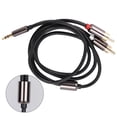 thumbnail image 2 of 3.5mm To 3.5mm Audio Cable, Waterproof  Sound Quality PVC 3.5mm Male To 3.5mm Male Cable, Computer TV, 2 of 8