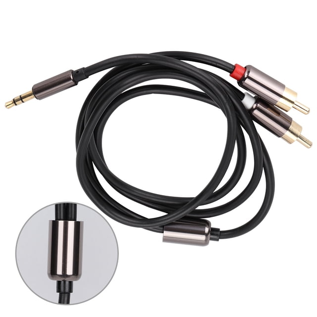 3.5mm To 3.5mm Audio Cable, Durability 3.5mm To 3.5mm Cable, PVC Waterproof Pliable TV Computer