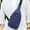 Blue, variant on Multipurpose Strap Bag, Crossbody Backpack with Headphone Hole, Strap Backpack Hiking Backpack Crossbody Chest Bag, Travel Sling Bag Pack Messenger Pack Chest Bag For Male