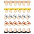 thumbnail image 1 of 30 tapones de corcho para botellas de vino en forma de T, tapones de vino de degustación, tapones de corcho reutilizables de repuesto para botellas de cerveza de vidrio, 1 of 3