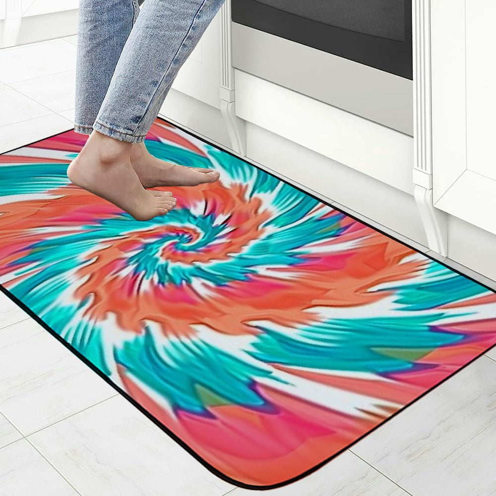 Qinduosi Decorative Door Mat, Door Mat with Non-Slip Rubber Backing, Easy Cleaning, Traps Dirt, for Entry, Patio, Garage 19.68*47.24 in
