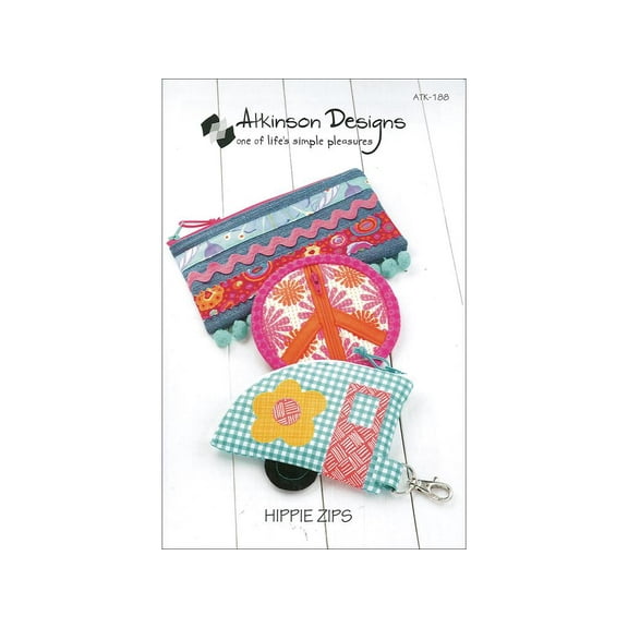 Atkinson Designs Hippie Zips Ptrn