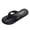 Black, variant on Womens and Mens Flip Flops with Arch Support Summer Beach Thong Sandals Yoga Foam Slip on Slides Outdoor Indoor Flat Shoes Black 8.5