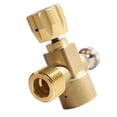 thumbnail image 4 of Adaptador de recarga de cilindro con interruptor, rosca exterior 21.8-14, para recarga de botellas de refresco con CO2 Sin Presión, 4 of 9