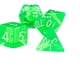 thumbnail image 3 of 7 Piezas Juegos de TRGP D8 D10 D12 D20 Mazmorras y Dragones Verde Yotijar Dados de varias caras, 3 of 6