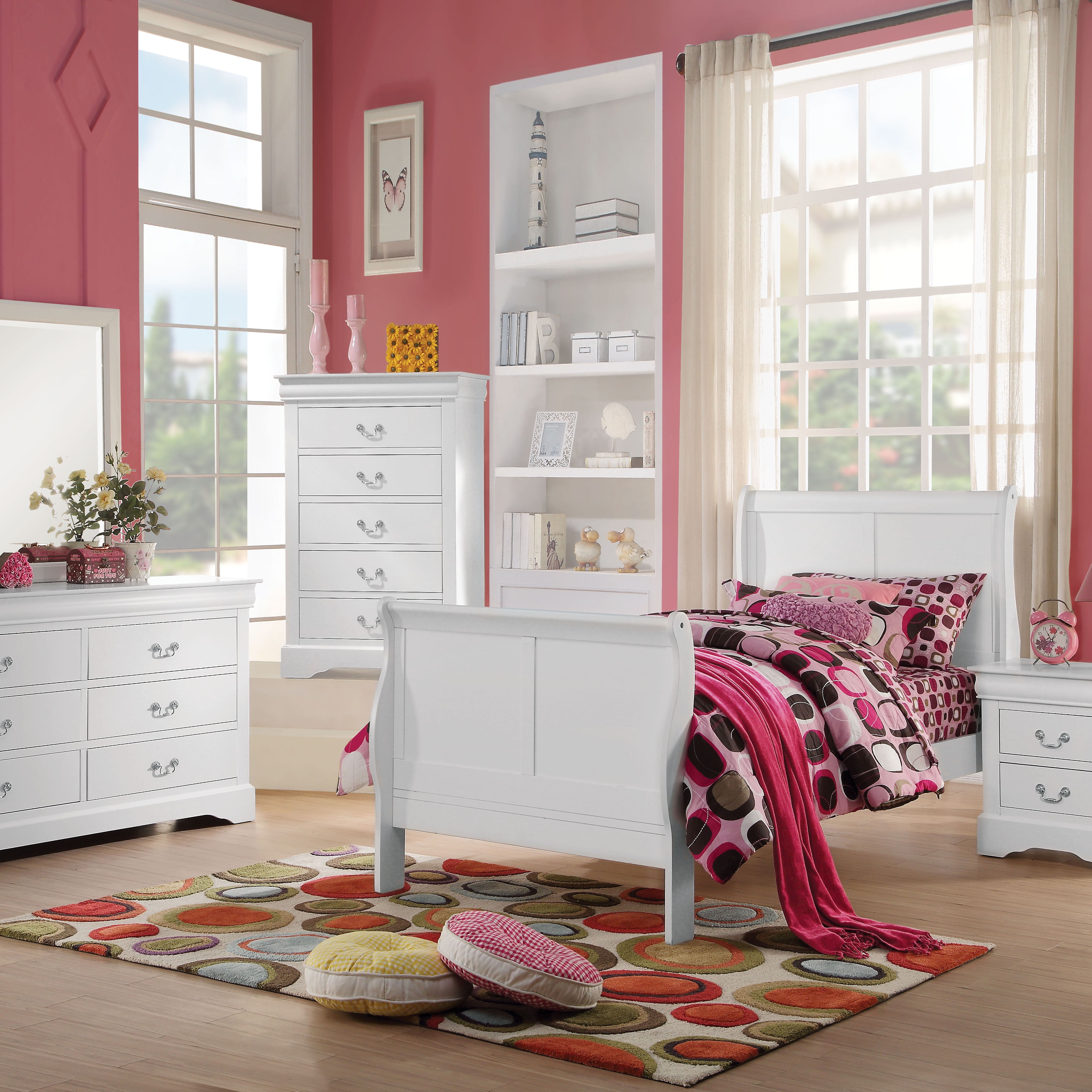 Full Size Adjustable Bed Base, White Full Sleigh Bed, White Bed Frames,Wood Platform Bed Frames, Furniture Bedroom Furniture Beds, Frames & Bases