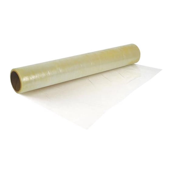 Surface Shields 5108022 3 mil x 24 in. x 50 ft. Polyethylene Carpet Shield Self-Adhering Film, Clear