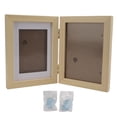 thumbnail image 2 of Pet Paw Print Frame Kit Easy DIY Pawprint Keepsake and Picture Frame for Dog Cat Pet GiftLog Frame Set + Elegant Blue Ink Pad, 2 of 9