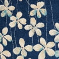 thumbnail image 6 of Nourison Tranquil Floral Navy 5'3" x ROUND Area Rug, (5 Round), 6 of 10