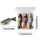 thumbnail image 2 of 3 unids/caja pesca Wobbler realista señuelo de pesca cebo duro 8 segmentos Swimbait (B), 2 of 6