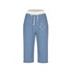 thumbnail image 2 of Pantalones Elásticos de Cintura para Mujeres Capris de Salida Casual Sólido con Bolsillos, Capris de Mujer para el Verano, 2 of 5