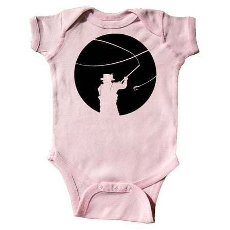 

Inktastic Fly Fishing silhouette Gift Baby Boy or Baby Girl Bodysuit