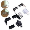 thumbnail image 3 of Stainless Steel Glass Door Hinge Double Head Magnetic Catch for 5-8Mm Glass Double Silver, 3 of 6