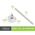 thumbnail image 6 of Reduce Tumbler Lid and Straw Set for Coldee 14 oz Tumblers – BPA Free, Dishwasher Safe, Impact Resistant – Replace Broken, Damaged or Lost Coldee 14 oz and 18 oz Tumbler Straws and Lids, 6 of 7