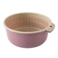 thumbnail image 1 of Youkk 1/2/3/5 Durable Strainer For Easy And Efficient Kitchen Tasks Thickened Double Layer Kitchen Gadgets Light Pink medium 1 Pc, 1 of 6