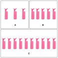 thumbnail image 3 of Pinces à Cheveux Volumisantes Volumineuses pour Femmes, Rouleaux de Curling Lavables Réutilisables en Plastique Sans Chaleur Accessoires 5 Pcs, 3 of 5
