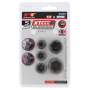 Performance Tool W38918 5 Piece 3/8 Inch Drive Bolt Extractor Set