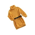 thumbnail image 2 of Nituyy Robe Tricotée pour Enfants, Jupe à Col Haut avec Ceinture, 2 of 6