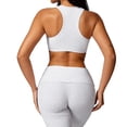 thumbnail image 4 of Workout Sets Gift compatible Women 2 Piece Sleeveless Rackerback Sport Bra Tops & High Waist Flared Leggings Gym Tracksuit Sets, 4 of 5
