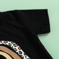 thumbnail image 3 of Girl Sets Leopard Rainbow Short Sleeve  Neck T-shirt Shorts, 3 of 5