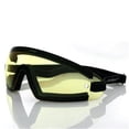 thumbnail image 1 of Zan Headgear BW201Y Wrap Around Goggle  Black Frame  Yellow Lens, 1 of 1