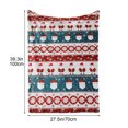 thumbnail image 3 of Dmlowu Christmas Blanket - Warm Flannel Throw Blanket for Couch Sofa Bedroom, Fluffier Soft Christmas Throw Blanket for Holiday Party Christmas Decorations, 28x39 inch, 3 of 7