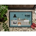 thumbnail image 3 of Red White Pekingese Kitchen Scene Indoor or Outdoor Mat 18x27 CK7807MAT, 3 of 4