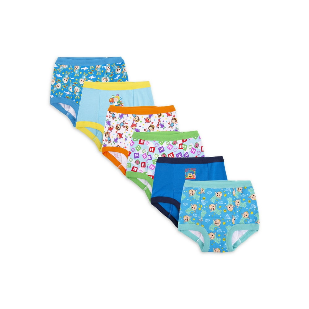 Toddler Boys Training Pants, 6 Pack, 2T3T