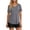*Gray, variant on Women's UPF 50+ Short Sleeve Sun Protection T-Shirt,Ladies Quick Dry Stretchy Athletic Tee,Hiking Running Outdoor Sports Top For Women,Blue,S-2XL