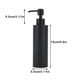 thumbnail image 3 of Cateissary Botella de bomba de loción Dispensador de jabón de acero inoxidable 304 negro Conveniente Larga vida útil Botellas de prensa Limpieza de Juegos de accesorios de baño Cateissary HA073272-01, 3 of 6