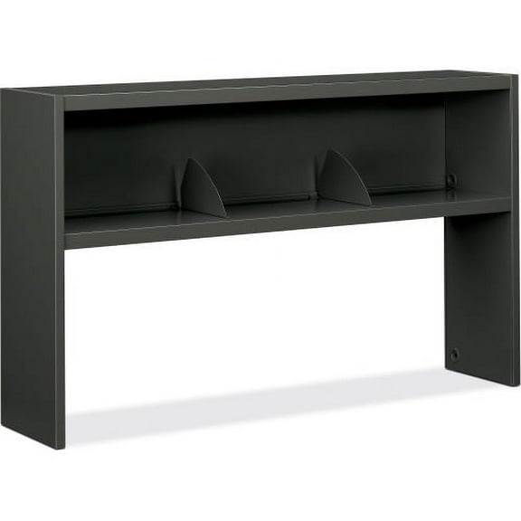 HON 38000 Series Stack-On Storage, 60"W 60" x 13.5" x 34.8" - Flat Edge - Material: Steel - Finish: Charcoal