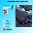 thumbnail image 6 of Auto Console Covers-Center Console Armrest Cover Fits Toyota Tacoma 2016-2025  Waterproof Neoprene Fabric -Gray, 6 of 6