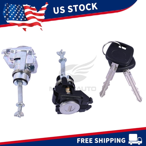 Pair Security Front Door Locks W/2 Keys For Toyota Camry 2002-2006 2.4L/3.0L/3.3L