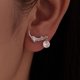 thumbnail image 5 of Arete de Gato Bañado en Plata, 5 of 9