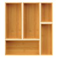 thumbnail image 1 of Juego organizador de cajones Bayting Bamboo con bandejas de almacenamiento de 5 piezas, 1 of 6