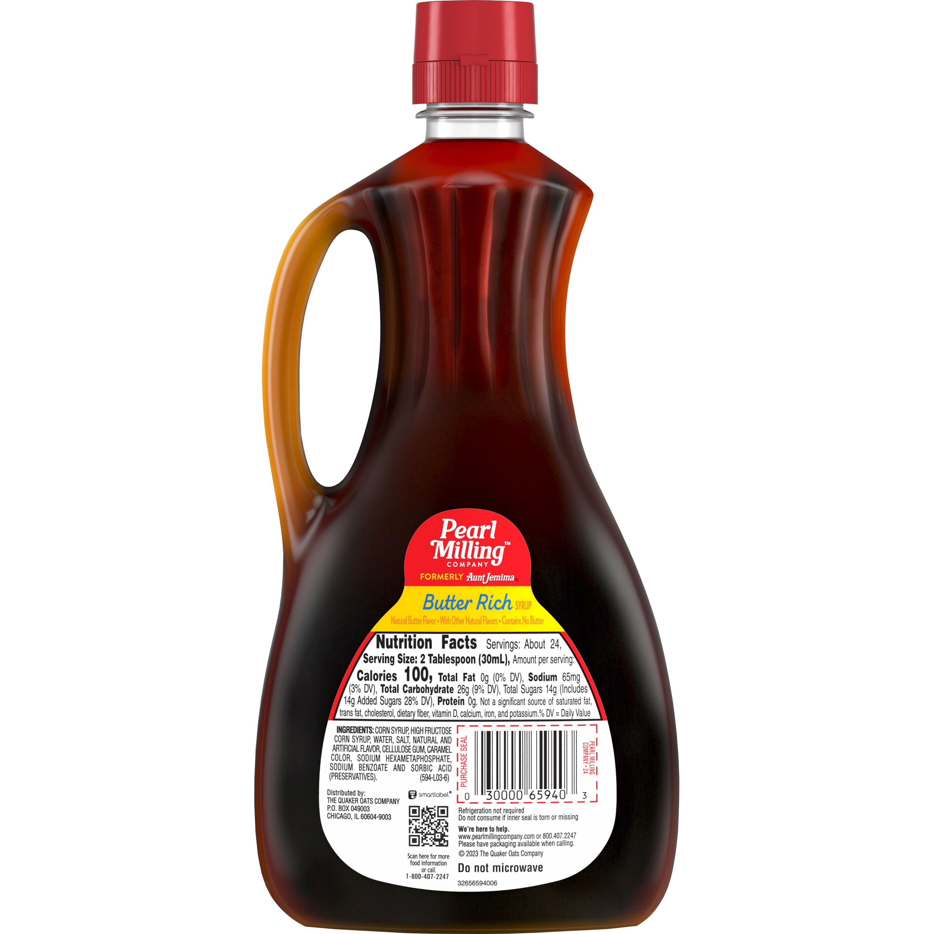 (12 pack) Pearl Milling Company Butter Rich Syrup, 24 oz (Packaging May Vary)