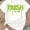 White, variant on 100% Cotton Fresh Graffiti Print T Shirt White Casual Loose Fit Women Streetwear Top For Daily Wear And Outings Golf Gift T-Shirt For Men and Women