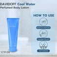 thumbnail image 5 of Davidoff Cool Water For Her 3 pc. Set Shower Gel, Body Lotion 1.6 oz. EDT Spray 1.7 oz, 5 of 8